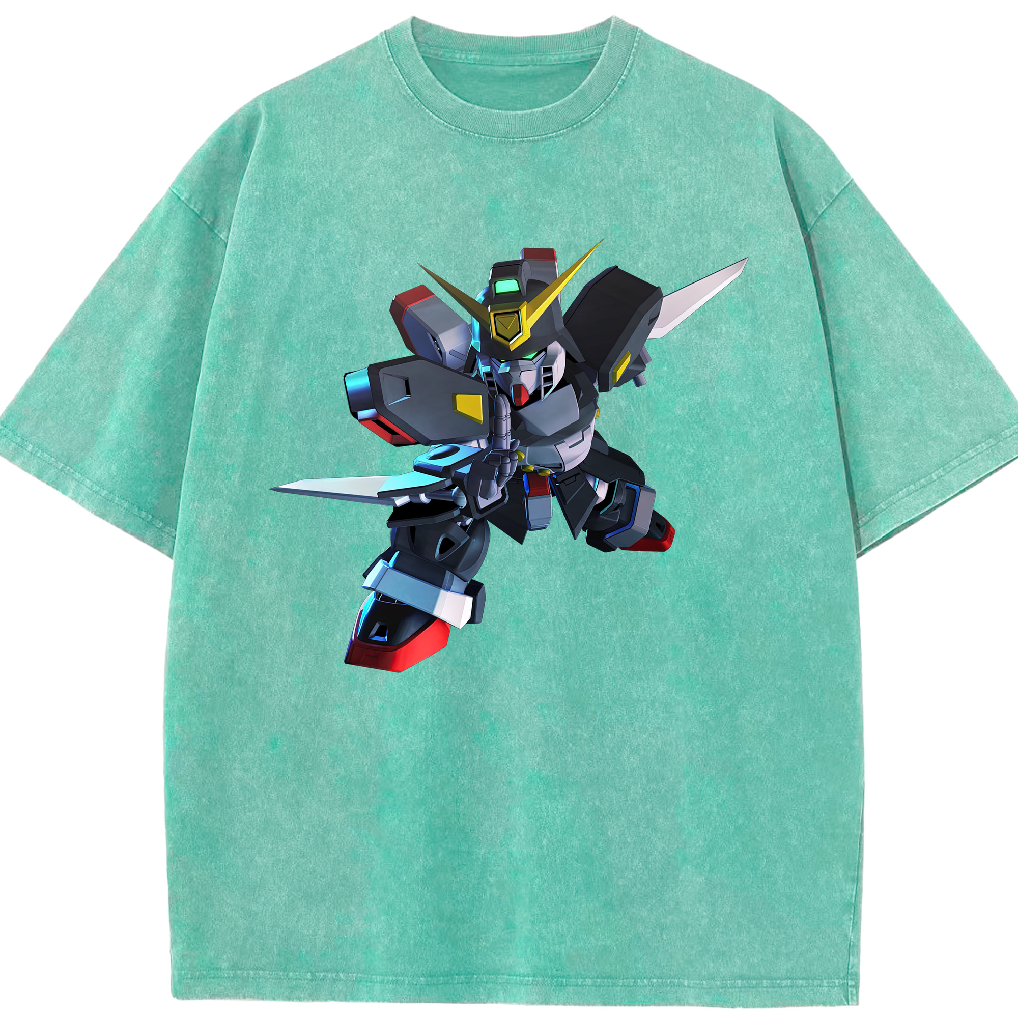 （画像用） 機動戦士ガンダム Mobile Suit Gundam 綿100% ヴィンテージ風 半袖Tシャツ（フロントプリント）